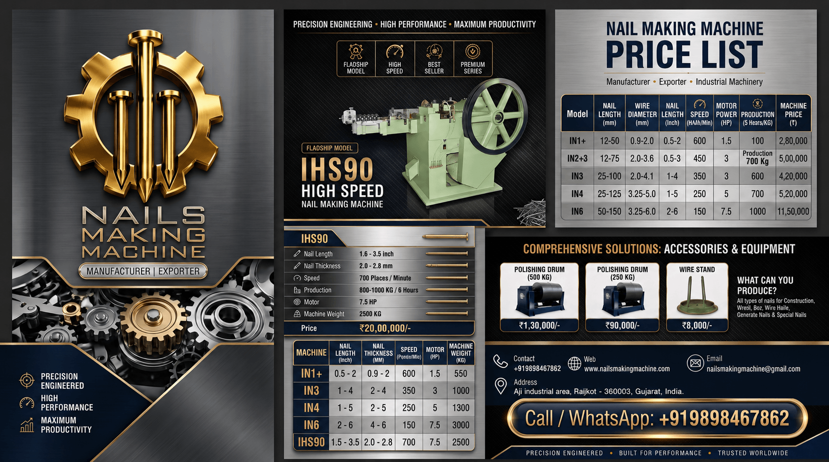Nails Making Machine Brochure Preview